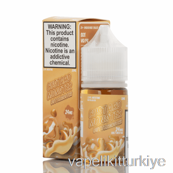 Vape Türkiye Karamela - Muhallebi Canavarı Tuzları - 30ml 48mg
